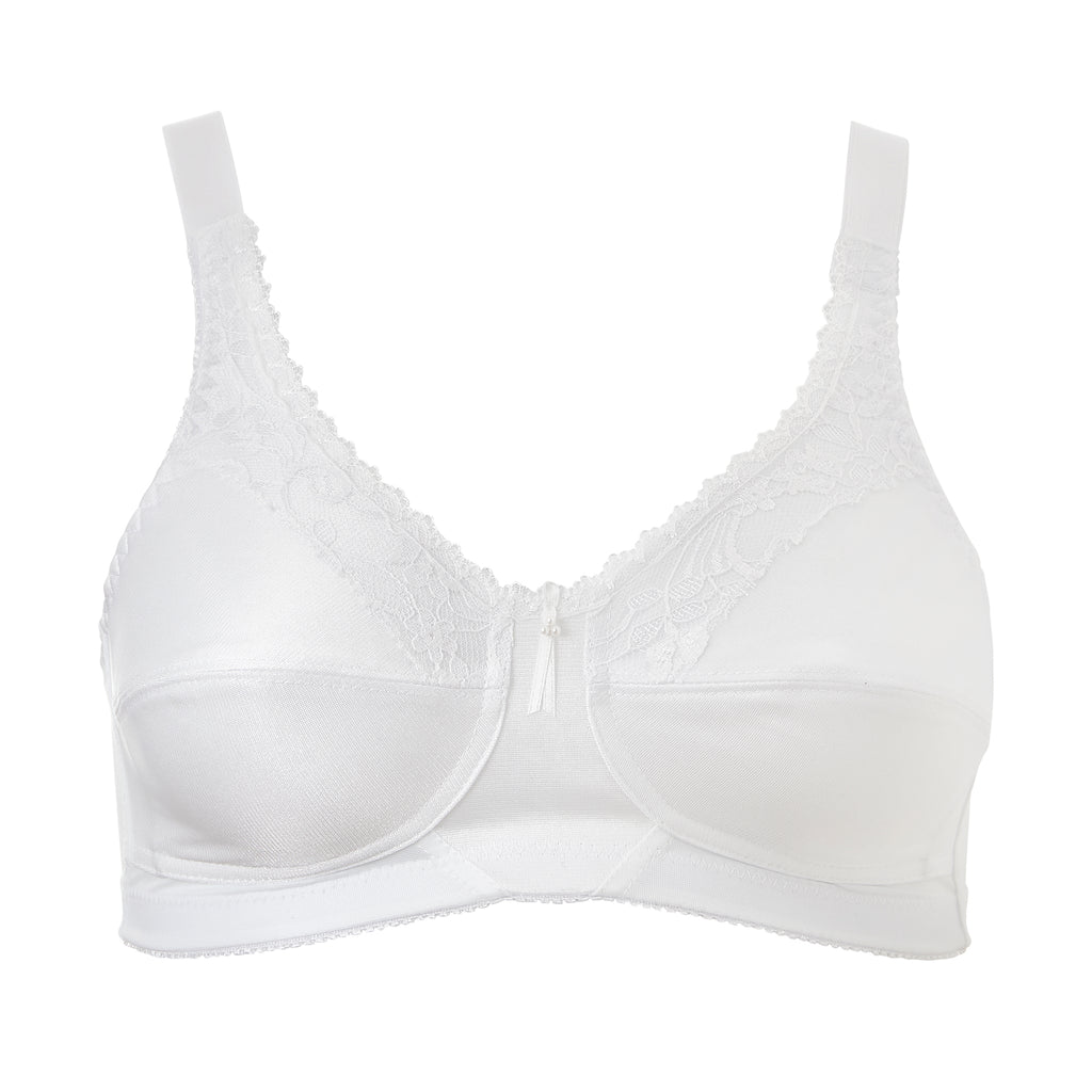 Trulife Barbara Everyday Pocketed Softcup Bra in White