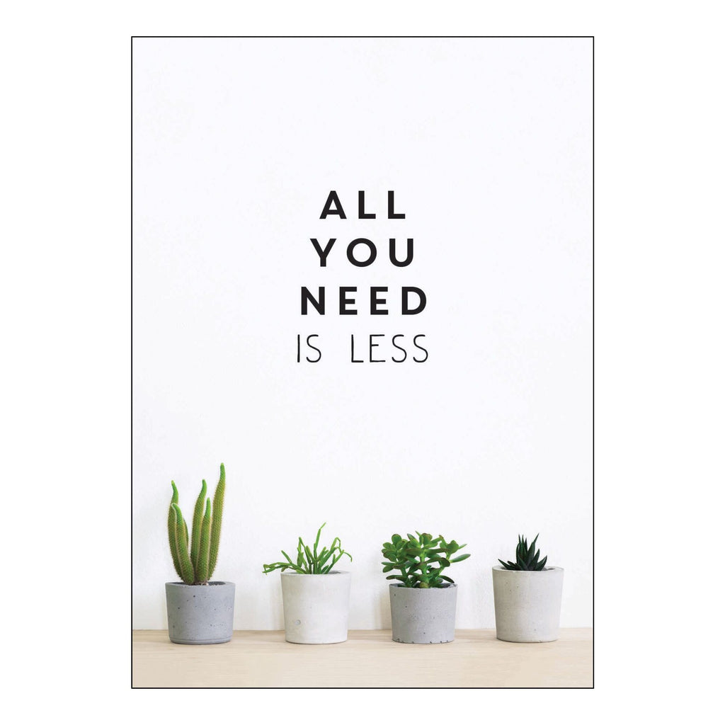 All You Need Is Less