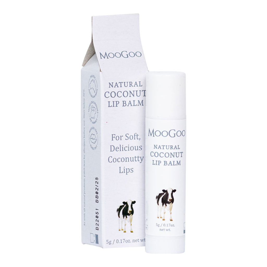 MooGoo Natural Lip Balm - Natural Coconut