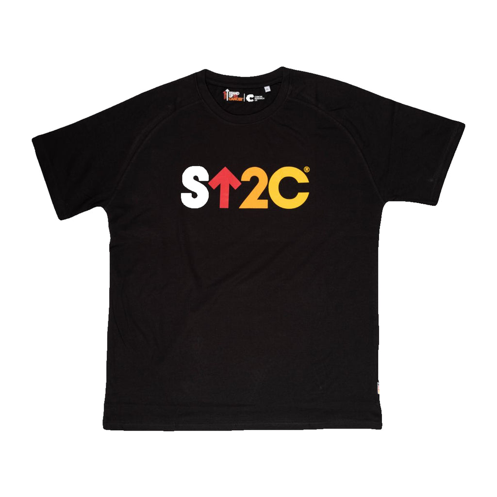 Stand Up To Cancer Men's Short Logo Black T-shirt