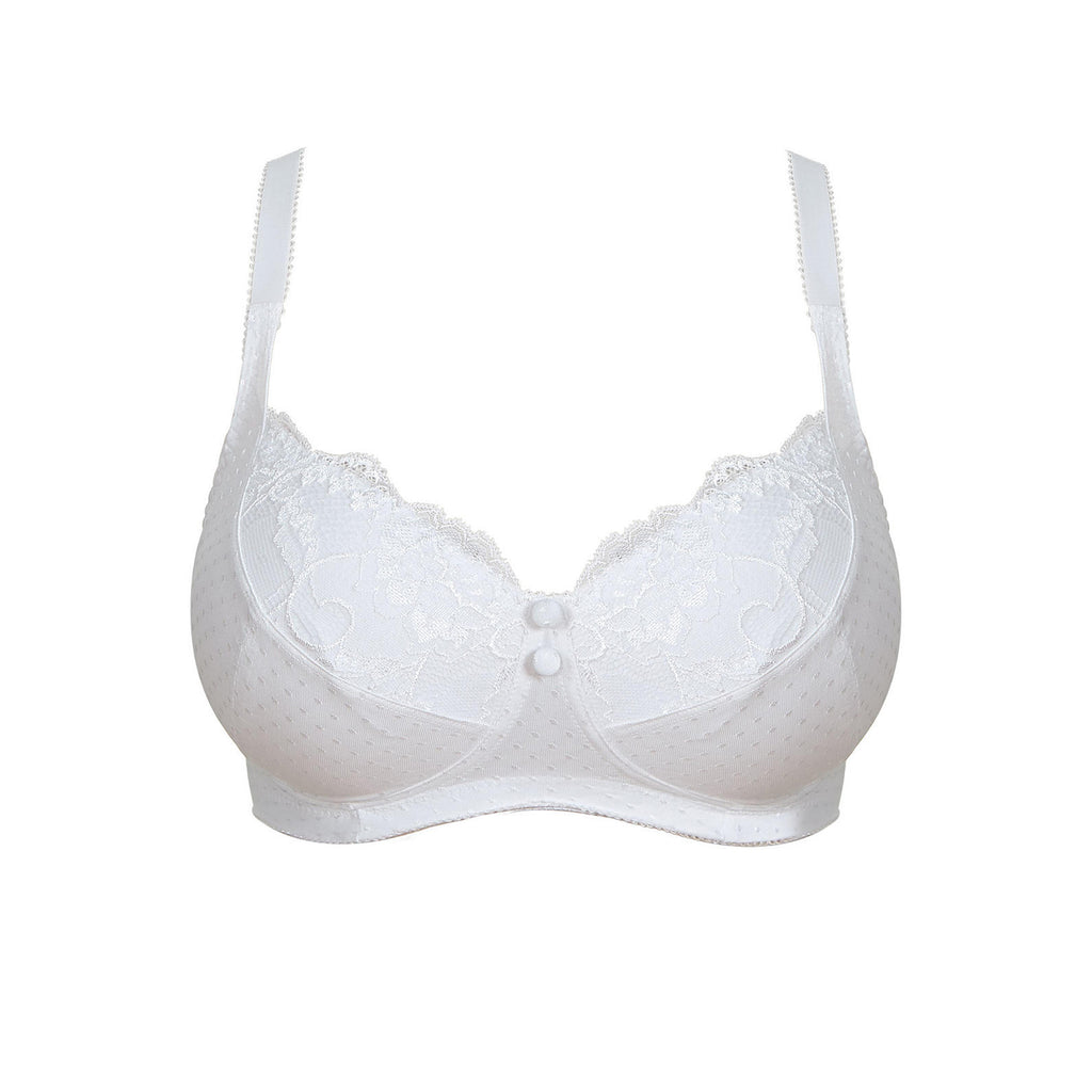 Royce Olivia Pocketed Contemporary Bra in White