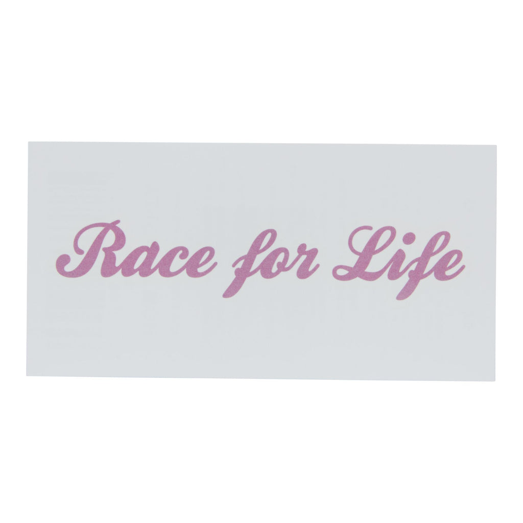 Race for Life Temporary Tattoo