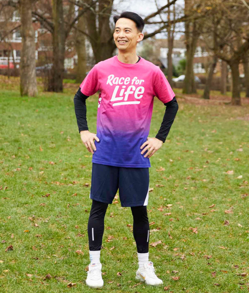 Race for Life Men's Pink Ombre T-Shirt