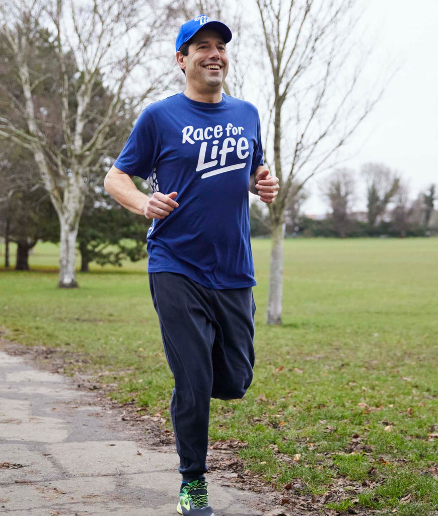 Race for Life Men's Blue T-Shirt