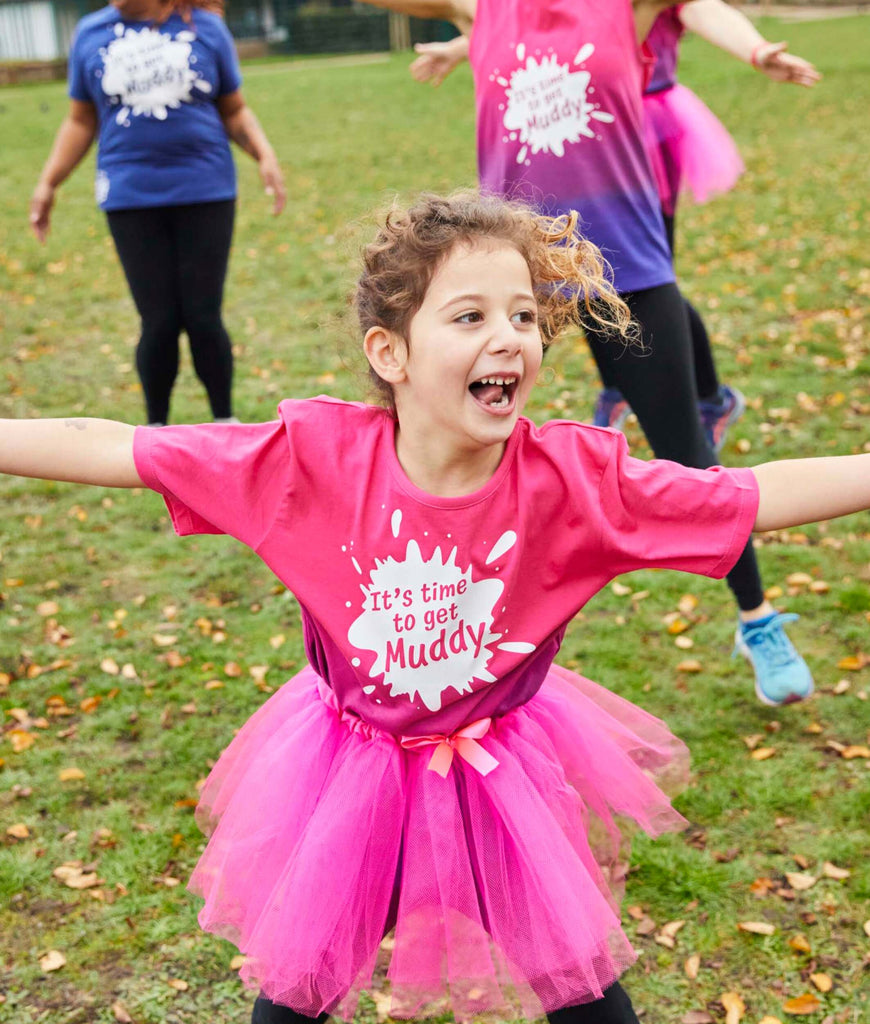 Pretty Muddy Kid's Pink Ombre T-Shirt