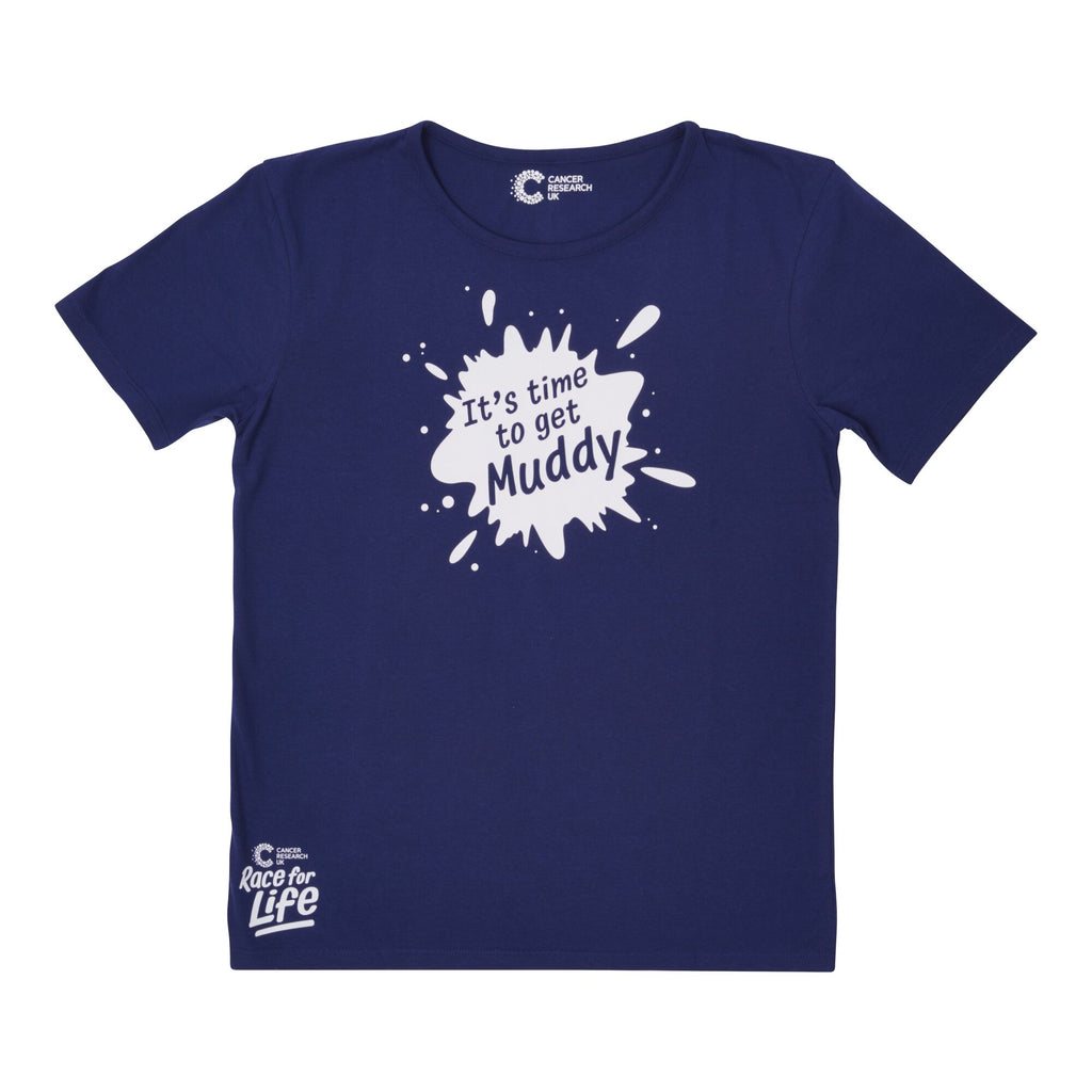 Pretty Muddy Kid's Blue T-Shirt