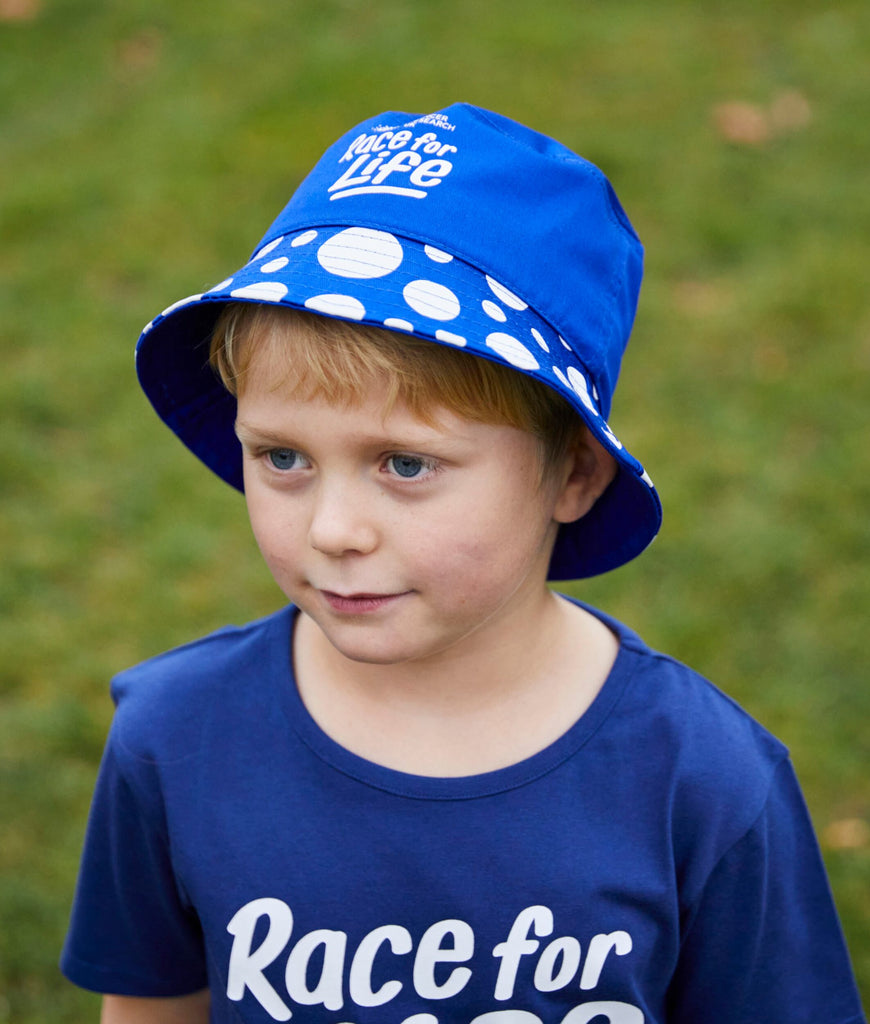 Race for Life Kid's Bucket Hat - Blue