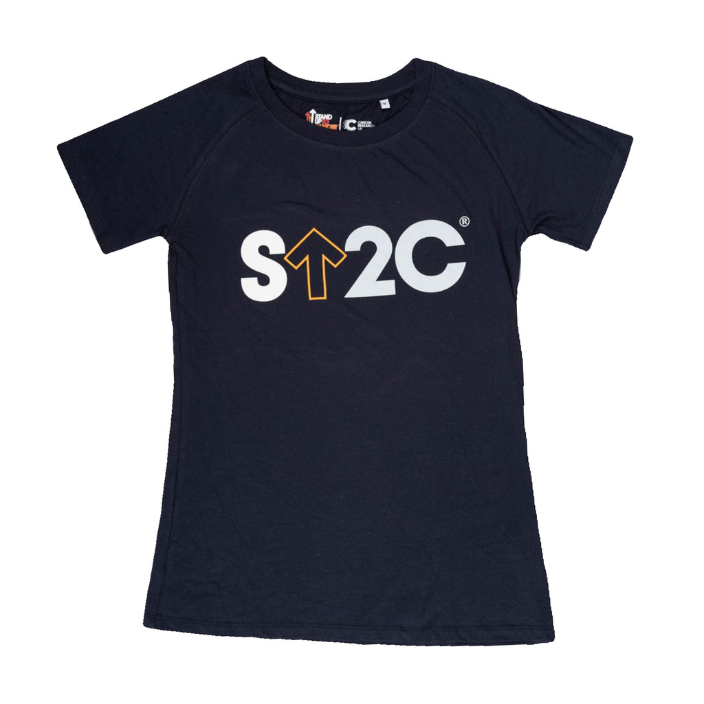 Stand Up To Cancer Women's Navy T-shirt