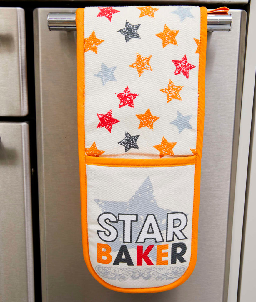 The Great Stand Up To Cancer Bake Off 2022 Star Baker Double Oven Gloves