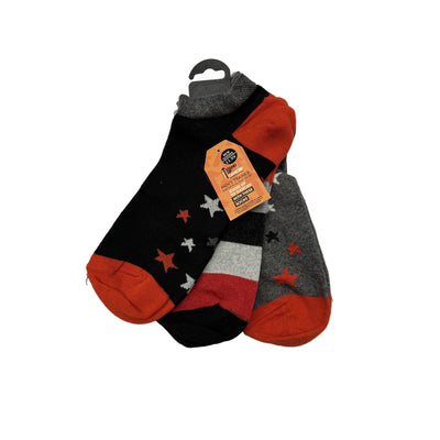 Stand Up To Cancer 3 Pack Men's Patterned Trainer Socks