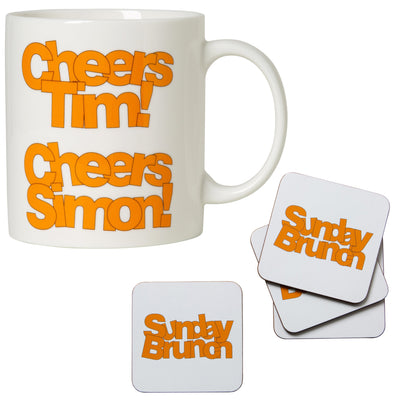 Sunday Brunch Supersized Mug & Coaster Bundle