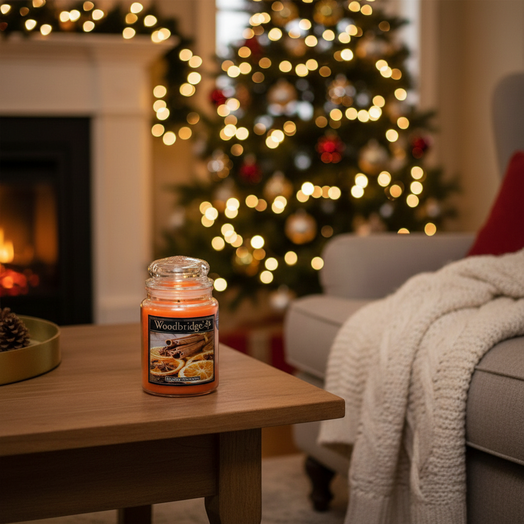 Woodbridge Large Jar Candle lifestyle image