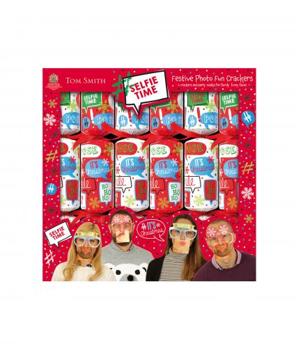 Tom Smith Selfie Photo Fun Crackers, Pack of 6