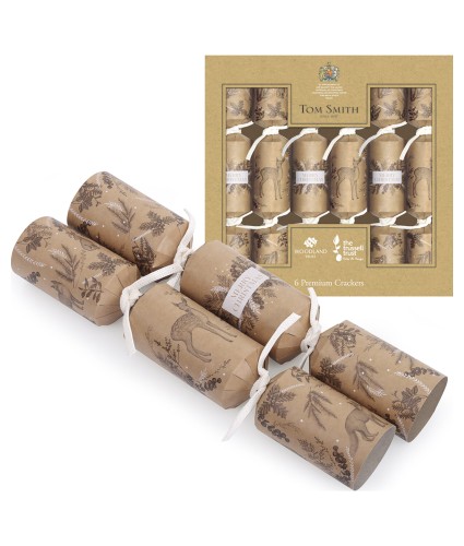 Tom Smith Premium Eco Kraft 14" FSC Christmas Crackers - 6 Pack