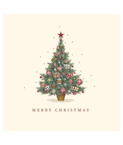 Twinkly Tree Christmas Cards - Pack of 10