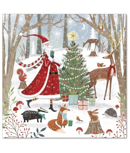Celebrations in the Forest Christmas Cards - Pack of 10