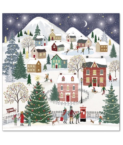 Festive Family Fun Christmas Cards - Pack of 10