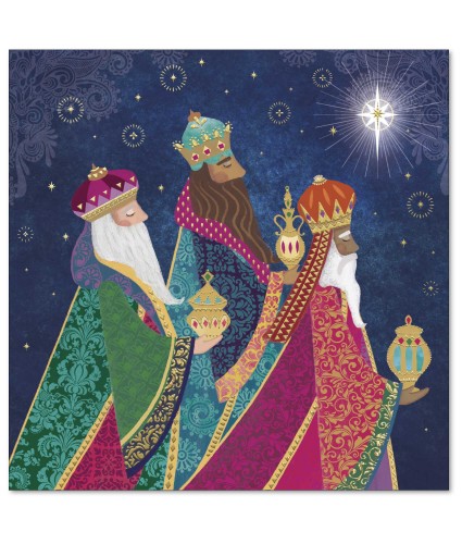 Gold, Frankincense and Myrrh Christmas Cards - Pack of 10