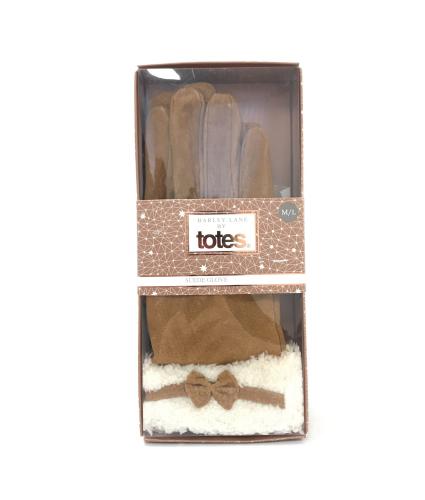 Totes Barley Lane Ladies Suede Gloves M/L