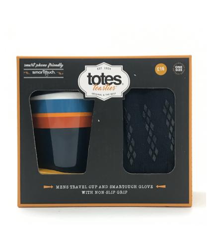 Totes Travel Mug and Smart Touch Glove Gift Set