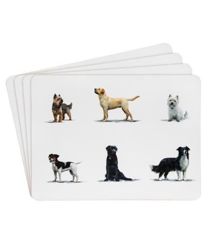 Dog Breeds Placemats - Set of 4