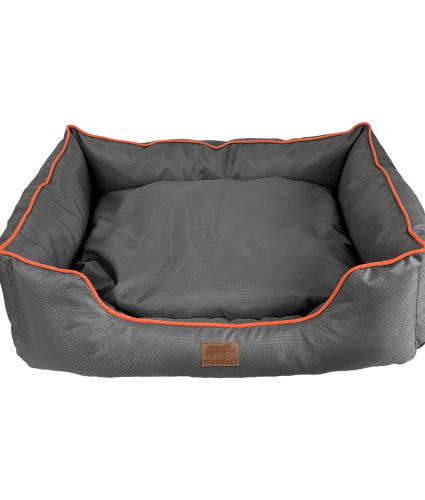  Edale Grey/Orange Water Resistant Pet Bed