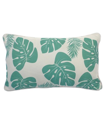 Outdoor Bolster Cushion - Palm Leaf Print