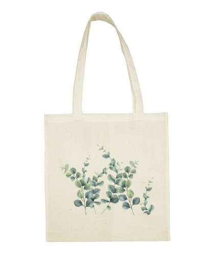 Floral Cotton Tote Bag