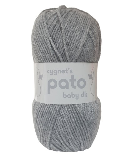 Cygnet Baby Pato DK Knitting Yarn in Soft Grey 793