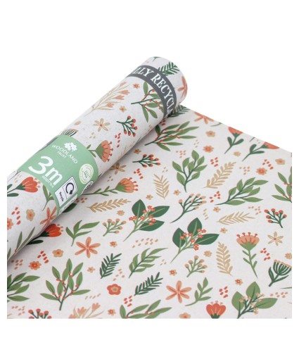 Eco Nature British Country Garden Recyclable FSC Wrapping Paper