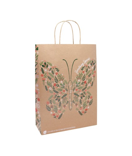 Eco Nature Garden Meadow Recyclable FSC Large Gift Bag