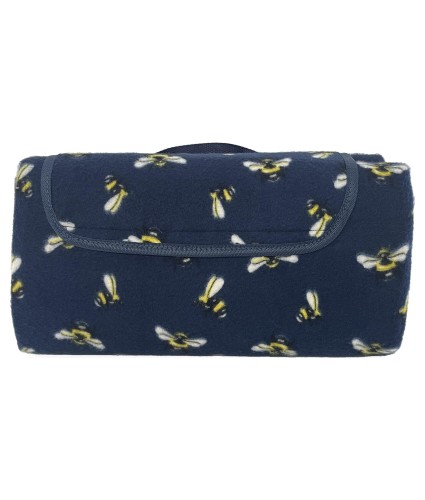 Bees Folding Pouch Picnic Blanket