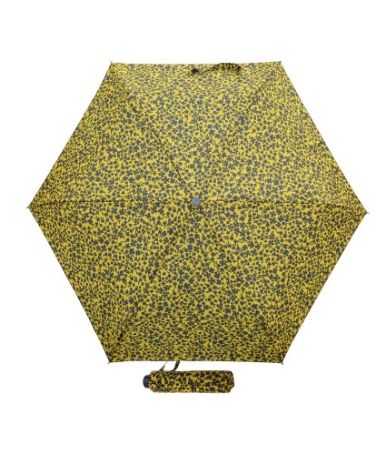 Totes Navy and Yellow Floral Umbrella