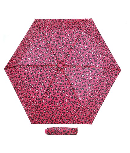 Breast Cancer Awareness Pink Animal Print Umbrella