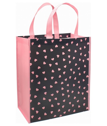 Breast Cancer Awareness Pink Hearts Tote Bag