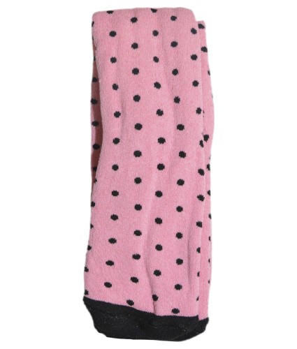 Breast Cancer Awareness Ladies Pink Polka Dot Wellington Socks
