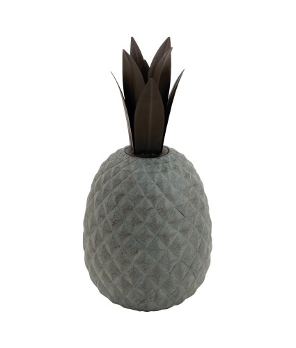 Premier Stone Effect 50cm Pineapple Ornament