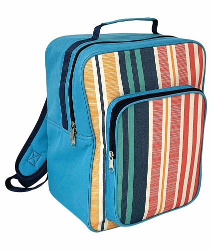 Striped Large Coolbag Backpack