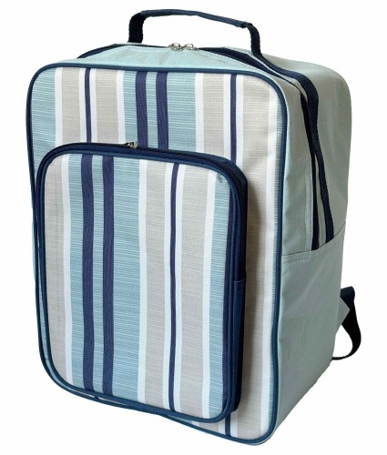 Coastal Stripe Design Large Coolbag Backpack