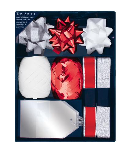 Silver & Red Wrap Accessory Pack