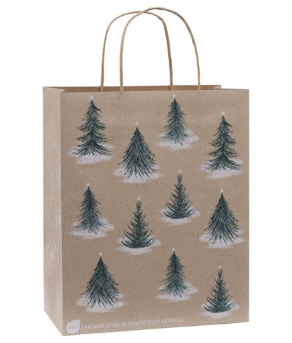 Eco Nature Winter Walks FSC Recycled Gift Bag - Medium