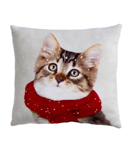 Winter Cat Cushion - Small
