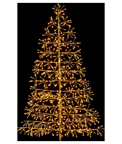 Premier 1.5m Gold Tree LED Light Decoration
