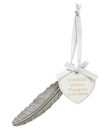 Someone Special Remembrance Feather Plaque