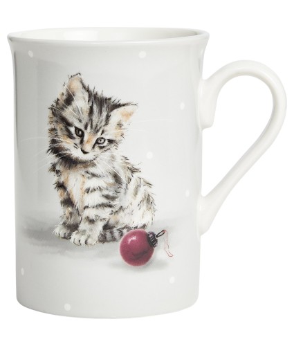 Playful Kitten China Mug