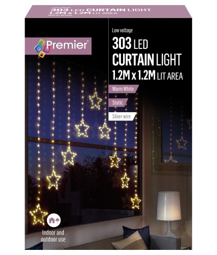 Premier Star Curtain Lights 1.2m