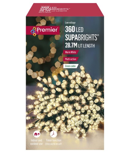 Premier SupaBrights LED Indoor/Outdoor Timer Lights