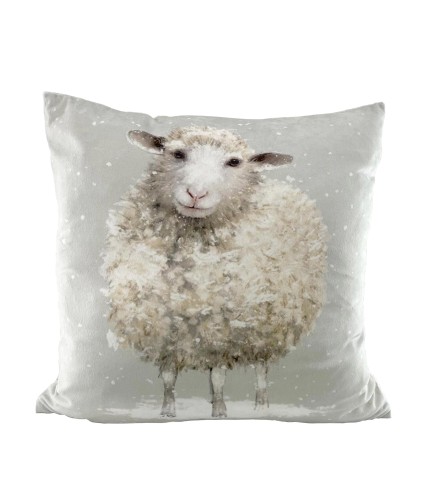 Winter Sheep Cushion