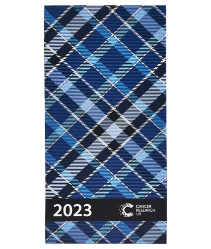 2023 Pocket Diary - Blue Tartan