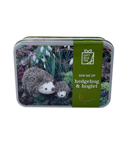 Apples To Pears Gift in a Tin Sew Me Up Hedgehog & Hoglet